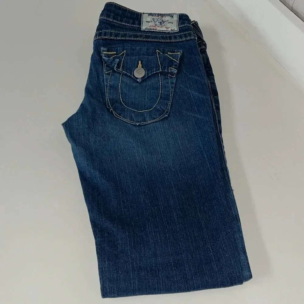 True Religion denim‎ jeans women’s size 28 True Religion 7” rise jeans cowgirl - Picture 12 of 13